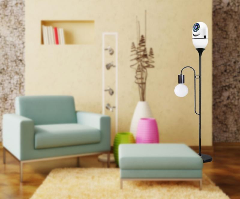 Tuya Wi-Fi 360 Degree Panoramic Light Bulb Camera 2MP