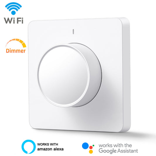 Tuya Wi-Fi Smart Rotary Dimmer Switch Works with Alexa Google Home