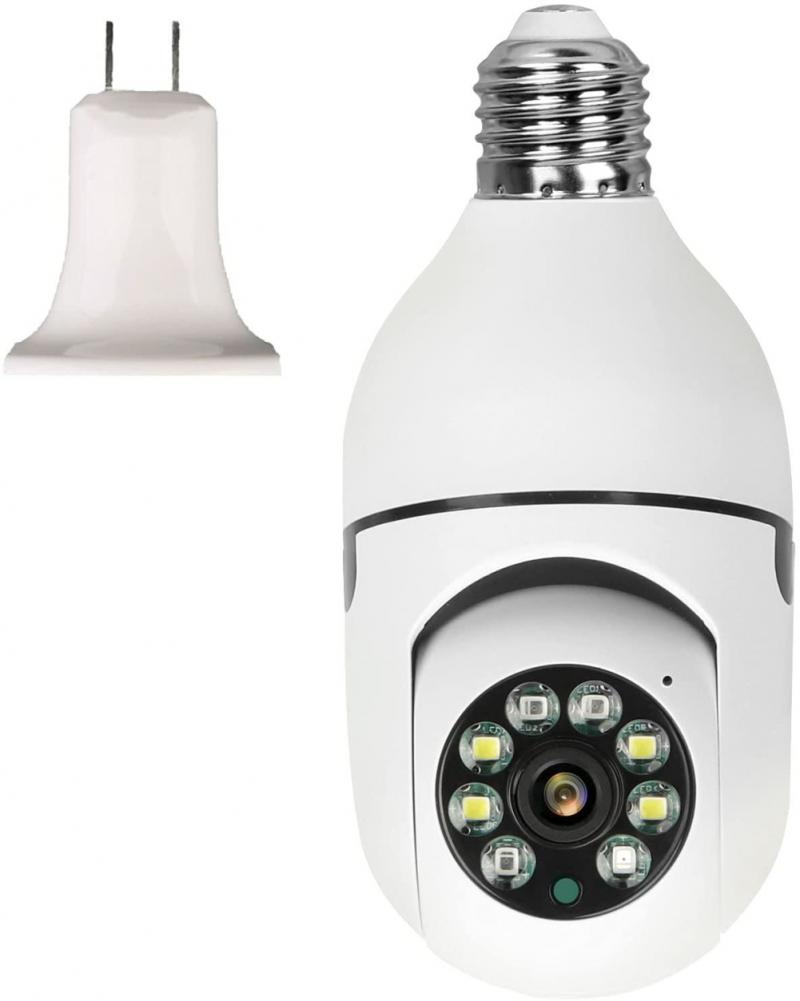 Tuya Wi-Fi 360 Degree Panoramic Light Bulb Camera 2MP