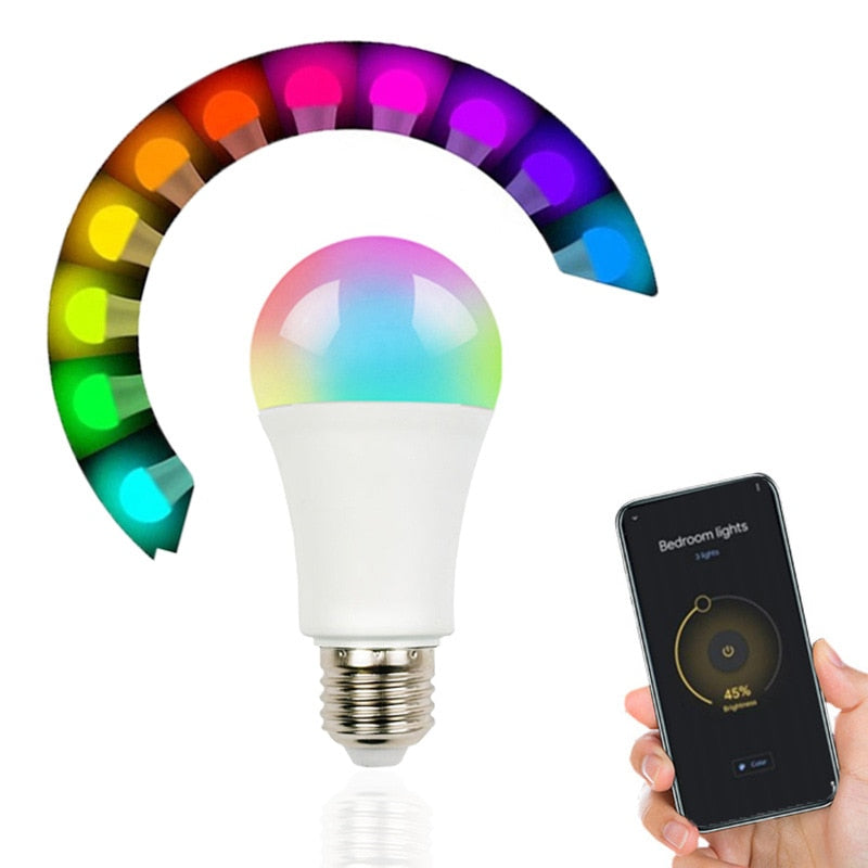 Matter 1.0 Smart Led Bulb Wifi Lamp Light E27 10W RGB+C+W Compatible Homekit Alexa Google Home Smartthings Tuya