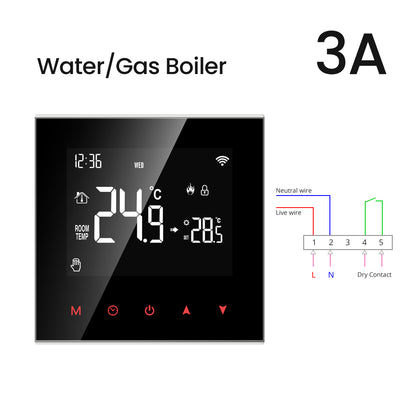 Tuya Zigbee Smart Thermostat Works with Alexa Google Home