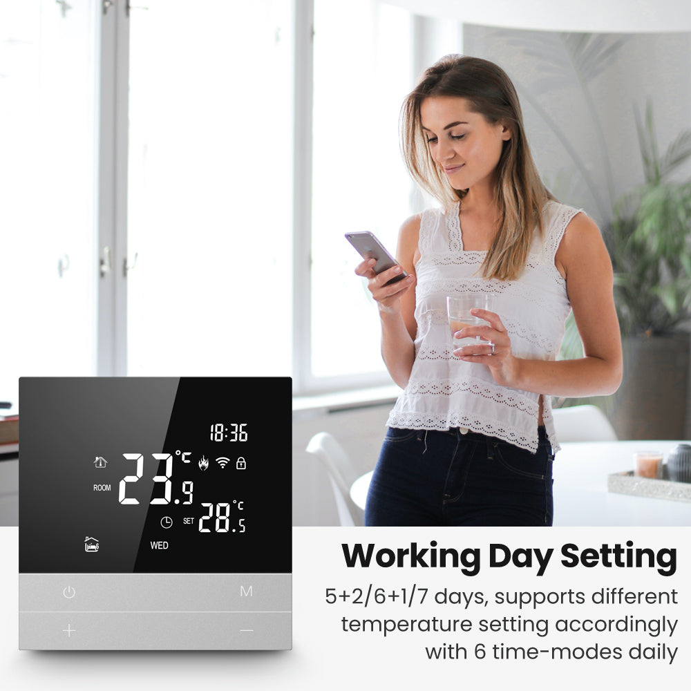 Tuya Smart Wi-Fi Thermostat Works with Alexa Google Home