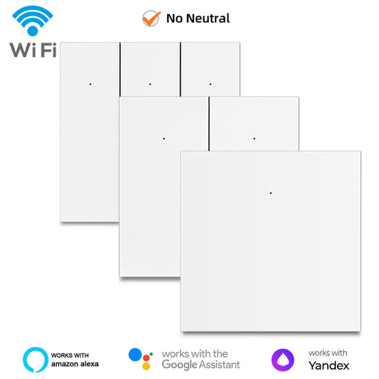 Wi-Fi Smart Switch Compatible with Alexa Google Home Tuya Smart life