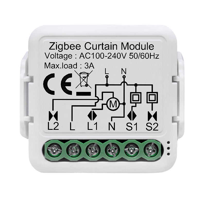 Zigbee Smart Curtain Switch Module Relay Tuya Smartlife Alexa Google Home