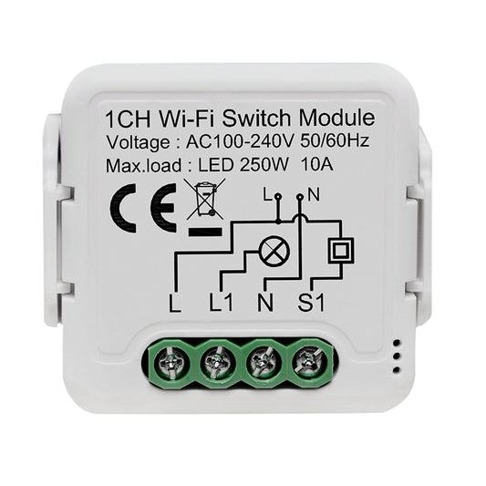 WiFi Smart Light Switch Module 1 2 3 4 Gang Tuya Smart Life App