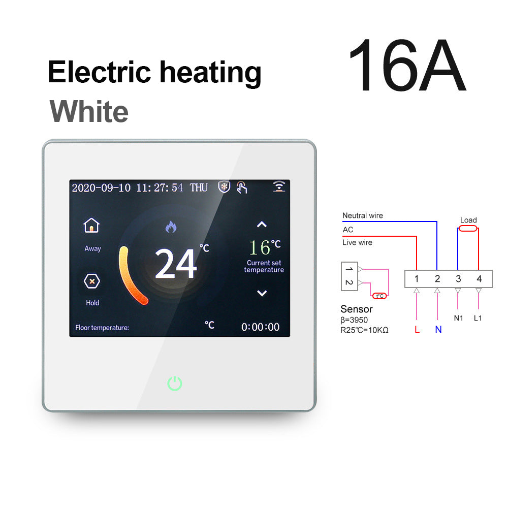 16A Wifi Smart Electric Heating White