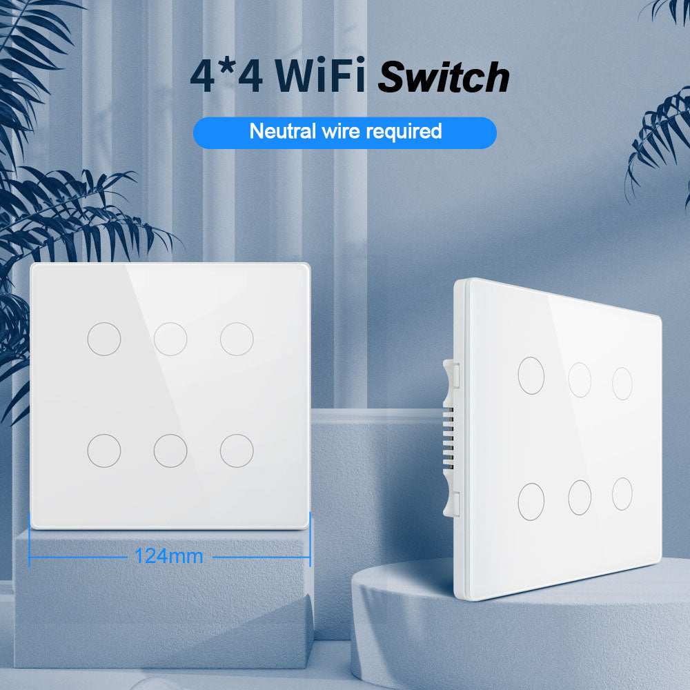 WiFi Smart Switch 4*4 Brazil Standard