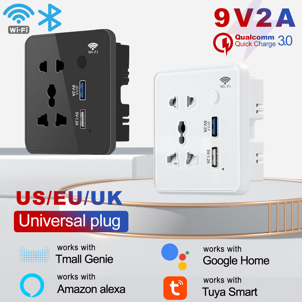 WiFi Smart USB Universal Wall Socket