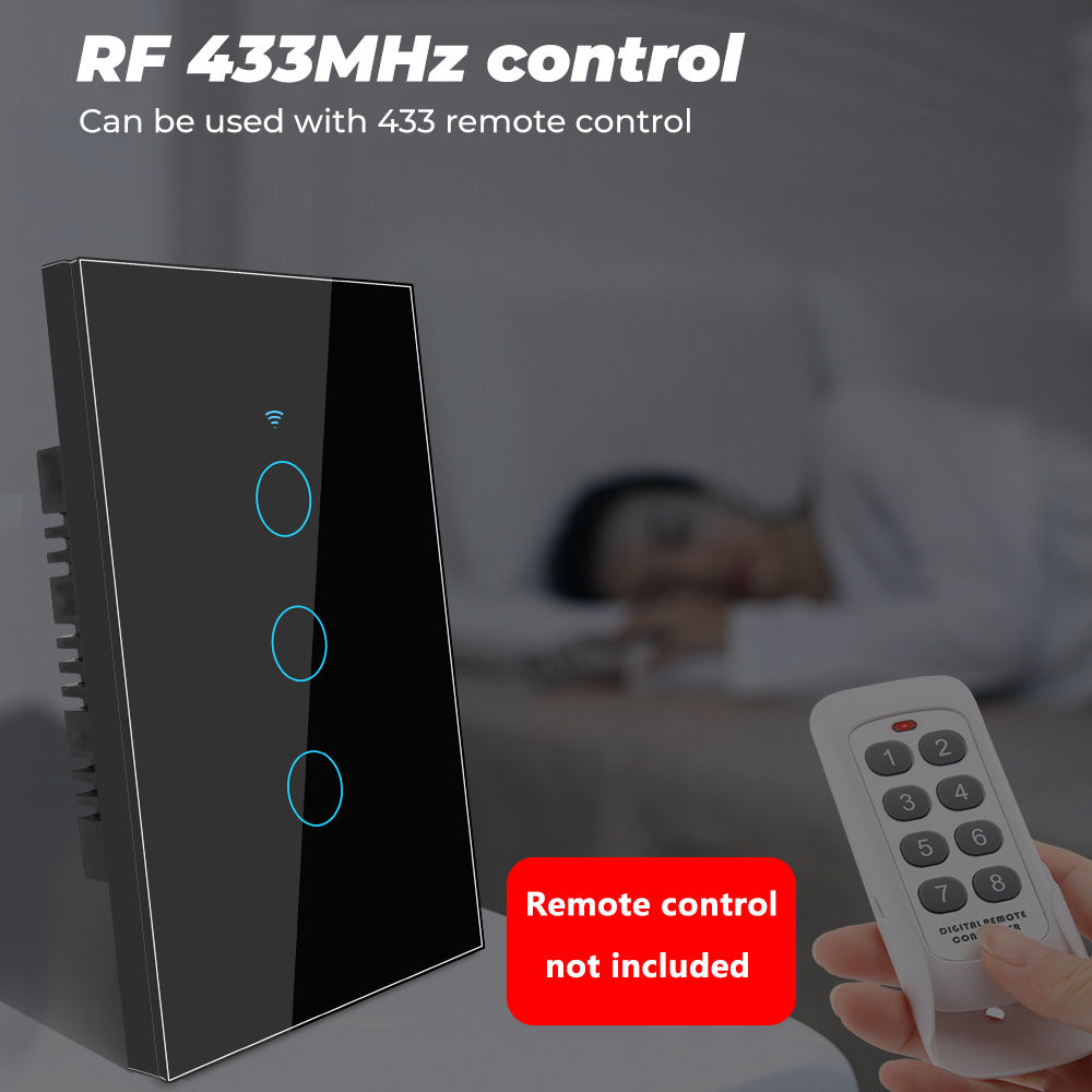 RF433 control for Smart Light Switch US Type 