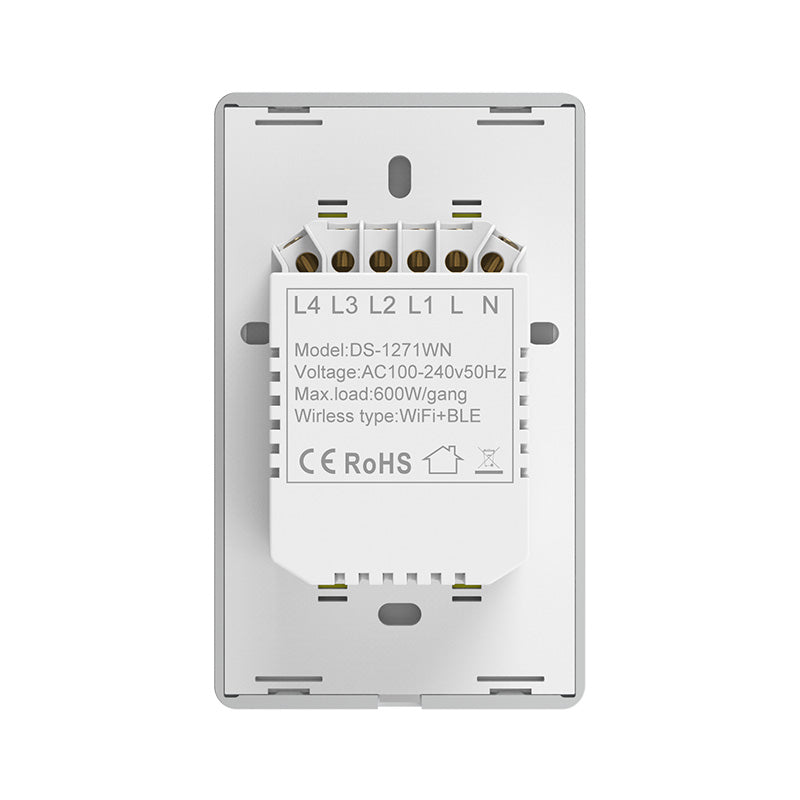 Back product show of wifi smart switch