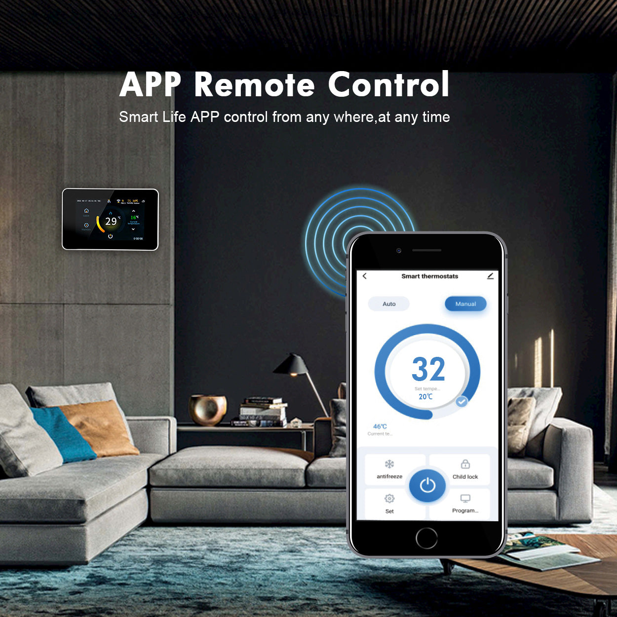 App Control for WiFi Smart Thermostat