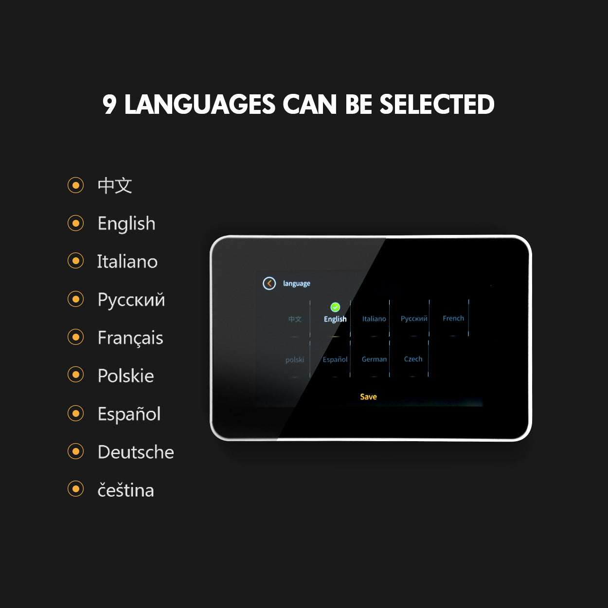 Multi Language Can be selected