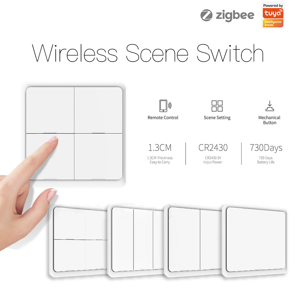 Zigbee Smart Wireless Scene Switch