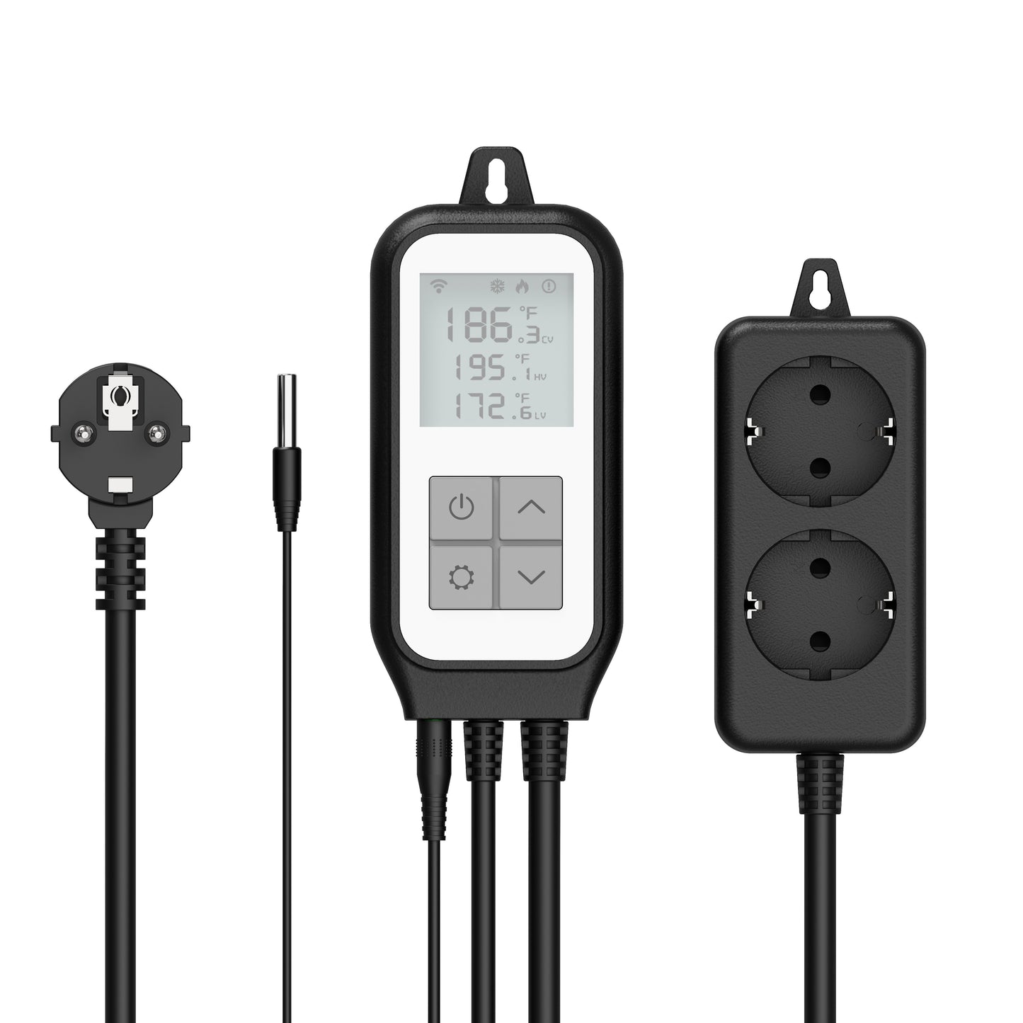 Wifi Thermostat Temperature Monitoring Socket EU US Plug