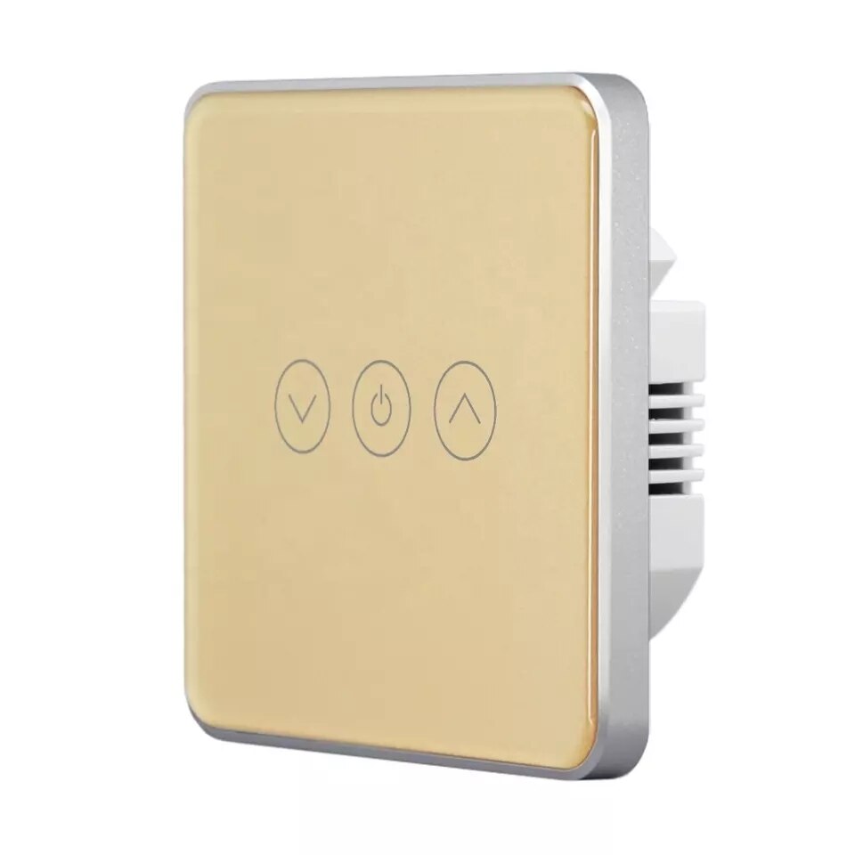 Zigbee Dimmer Switch 220V for Led Lamp Light Touch Glass with Metal Frame