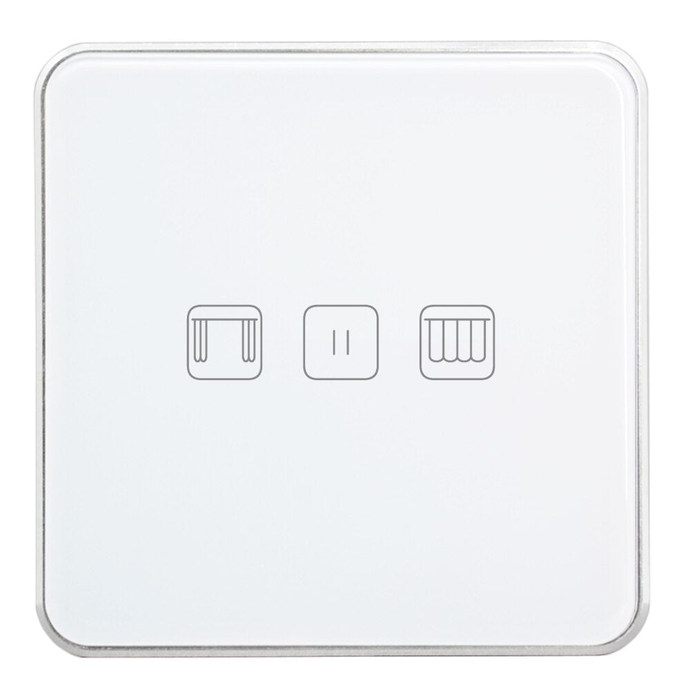 Zigbee Smart Curtain Switch Glass Touch Blind Switches