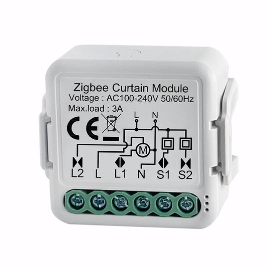 Tuya Zigbee Smart Curtain Switch Module 1 2 Gang