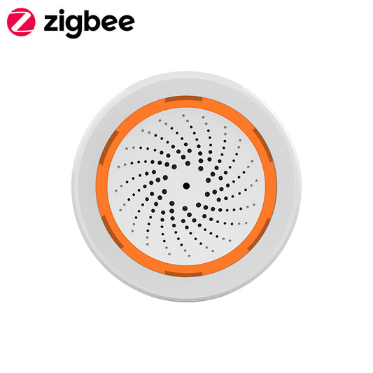 Zigbee Smart Siren with Temperature Humidity Sensor 3 in 1