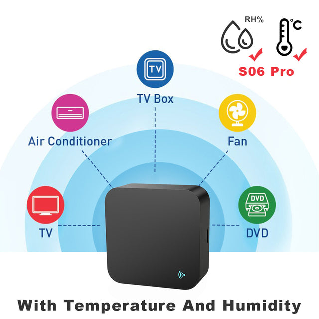 Tuya WiFi Infrared IR Universal Remote Controller with Temperature humidity Sensor